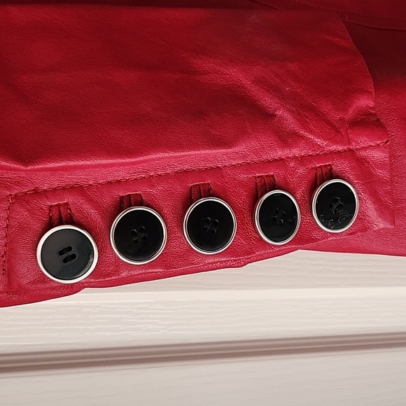 Daniel Leather Coat Sm - EUC - Picture 3 of 4